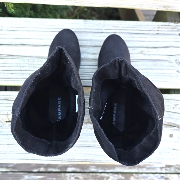 Rampage NEW!! Baybay Urban Boho, Pull On, Buckle, Mid-calf Slouchy Boots. 8.5M - Picture 10 of 12